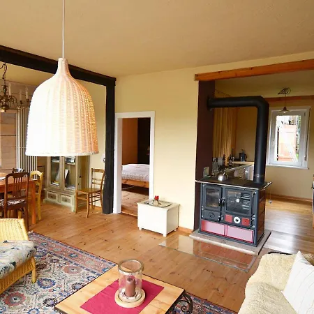 Detached Cozy Holiday With Spacious Garden, Balcony And Terrace Böhlen